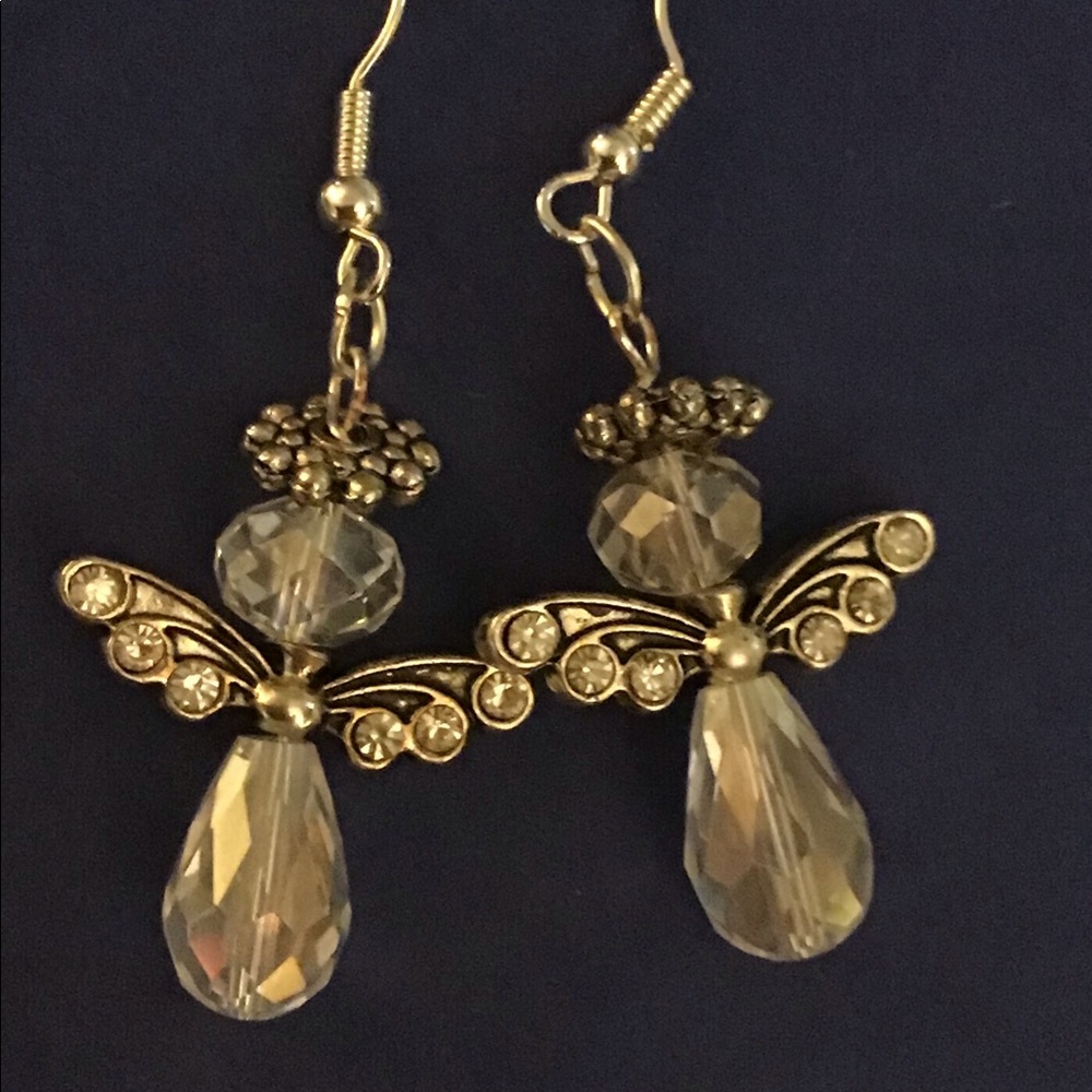 Swarovski angel Earrings